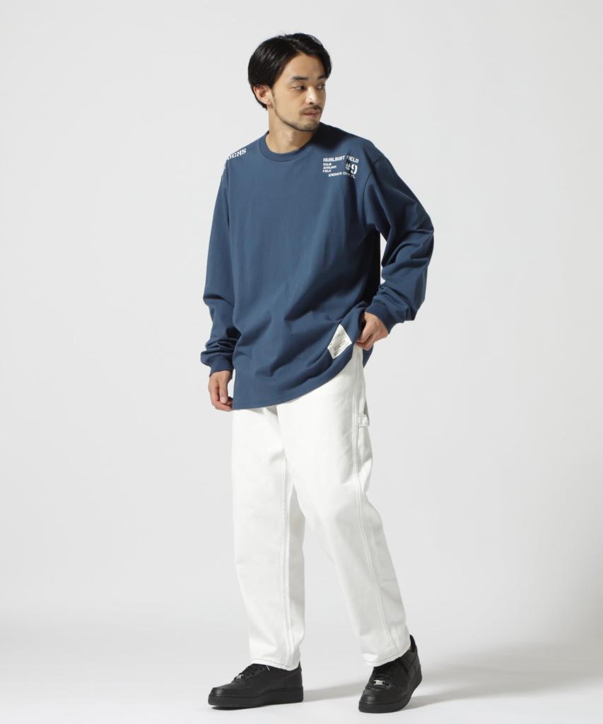 AVIREX VARSITY PAINTER PANTS Men's M 030 white 783-4911002