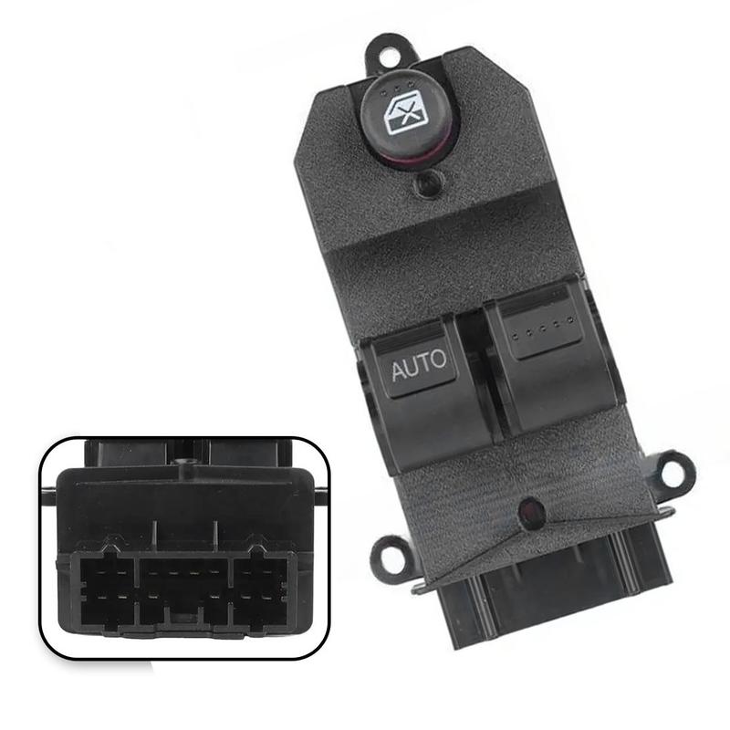 Electric Power Master Window Lift Switch Control 35750S5PA11ZA 35750SCVA01 Fit for Honda Civic 2001-2005 LHD Black Plastic