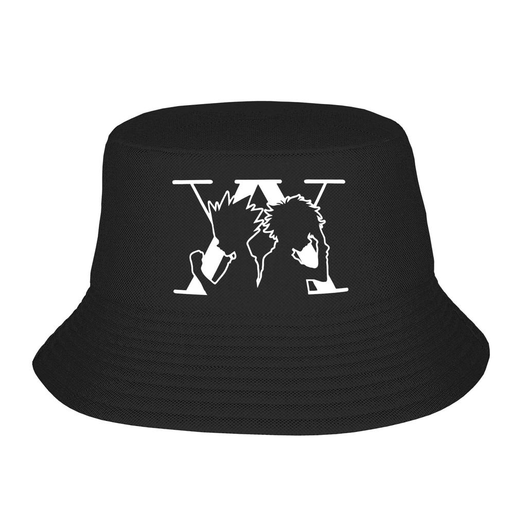 Hot Headwear Anime Hunter X Hunter Accessories Bucket Hats Street Women Hot Sun Hats Killua Zoldyck HxH Bob Packable Fishing Hat