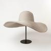 European, American spring and summer new simple bare dome big eaves papyrus straw hat outdoor shading sun protection travel beach straw hat