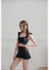 Korean Ins High Waist Split Swimsuit Female Conservative Skirt Small Fresh Small Chest Hot Spring Vacation Swimsuit