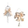 Christmas Bell Pendant Holiday Hanging Charm PVC Christmas Tree Ornament for Festive Home Door Window Decoration
