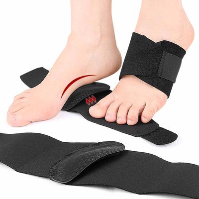 2 Stück Fußgewölbe-Stützärmel Wrap Flachfuß-Einlagen Stütze für tägliche Aktivitäten