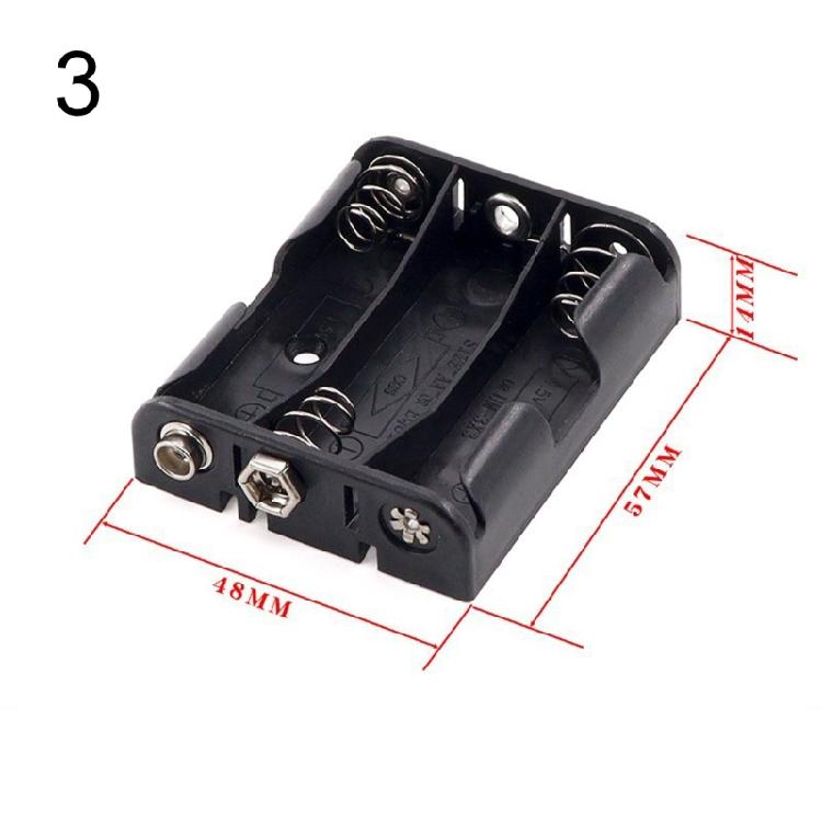 Shockproof 2/3/4/6/8 Slot LR06 Battery Holder Lightweight 2/3/4/6/8 Slots Container Battery Holder For Camping Equipment