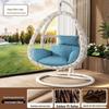 Iron Curtain Cloud Rattan Hanging Basket Swing Chair