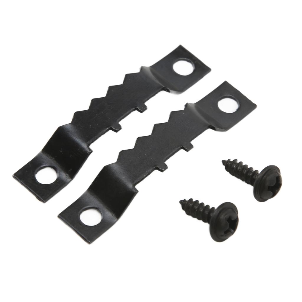 100Pcs   Picture Hangers Rust Resistant Stable   Seamless Sawtooh Frame Hanging Hooks with 200Pcs Screws