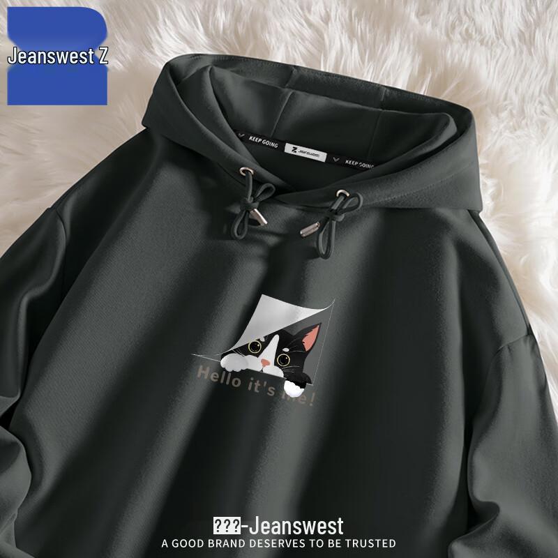 

Толстовка мужская оверсайз с капюшоном Jeanswest Z Heavyweight T1003 4XL