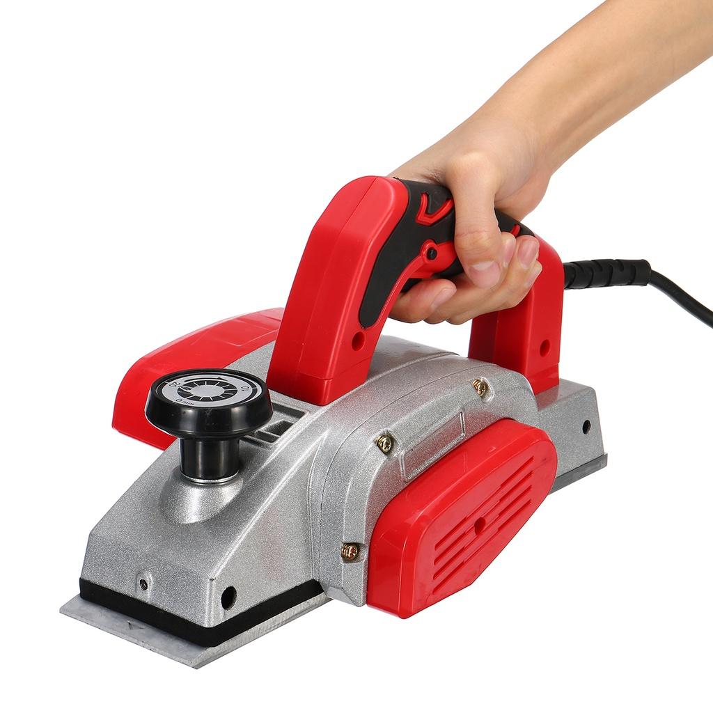 110/220V Handheld Electric Planer Powerful Wooden Copper Wire Wood Planer Carpenter Woodworking DIY Power Tools Kit 1500W