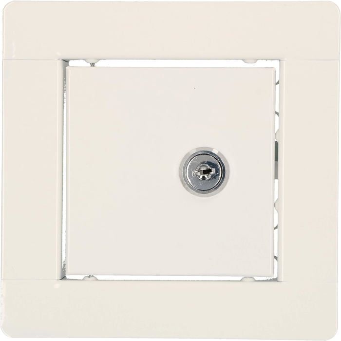 Trappe de visite - KOTARBAU - 10 x 10 cm - Métal - Blanc - Accès facile
