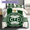 Biancheria da letto con motivo Coritiba FC Decorazione per la casa Regalo di compleanno (1 * copripiumino + 2 * federa, senza nucleo)