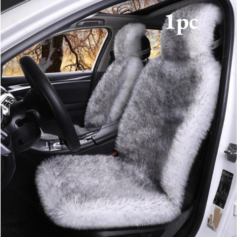 1pc Sheepskin Fur Car Seat Covers