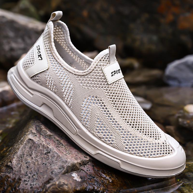 2025 Men's Summer Breathable Mesh Slip-On Sports Shoes