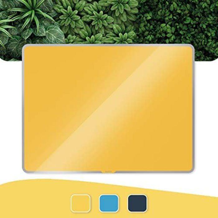 Tableau Blanc Magnétique - LEITZ - 70430019 - 800 X 600 Mm - Jaune - Effaçabilité Ultra-Performante