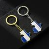 Guatemala Map Flag Keychain Ethnic Style Keyrings Jewelry Accessory for Bags