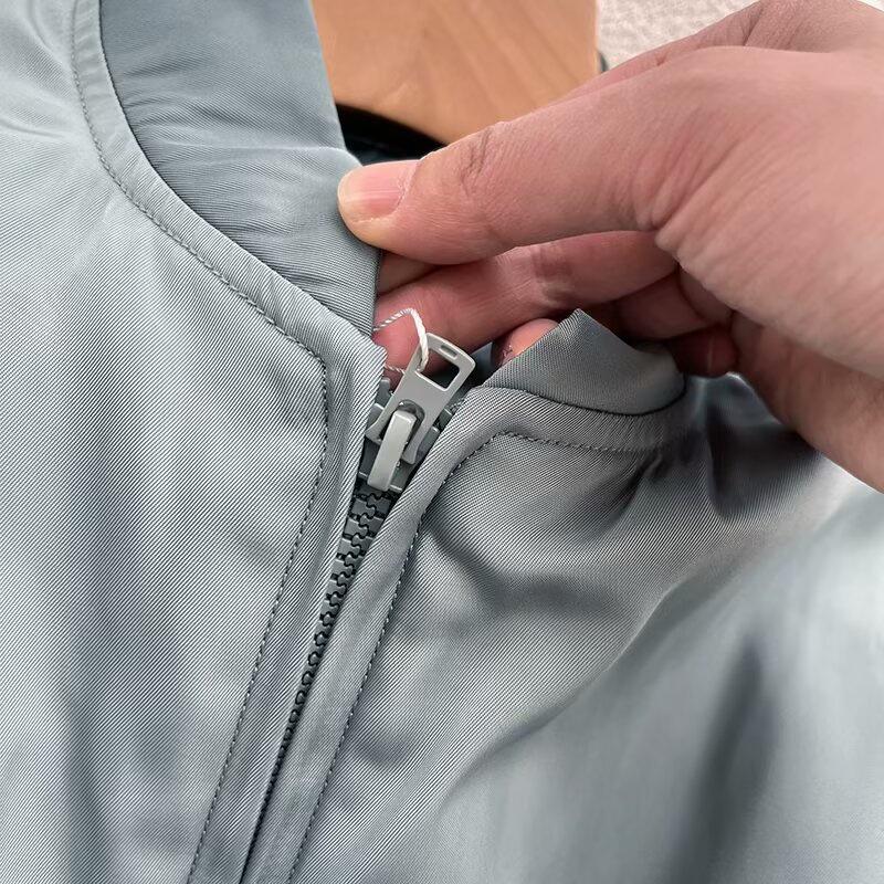 2025 Spring Women's Stand-Up Collar Bomber Jacket