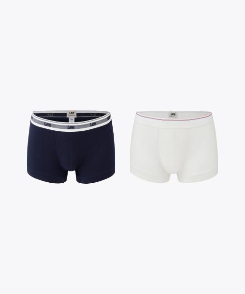 

[Lee Bodywear] Базовые трусы-боксеры с двойным краем [Отправка из Кореи] 100% Оригинал Navy - 95