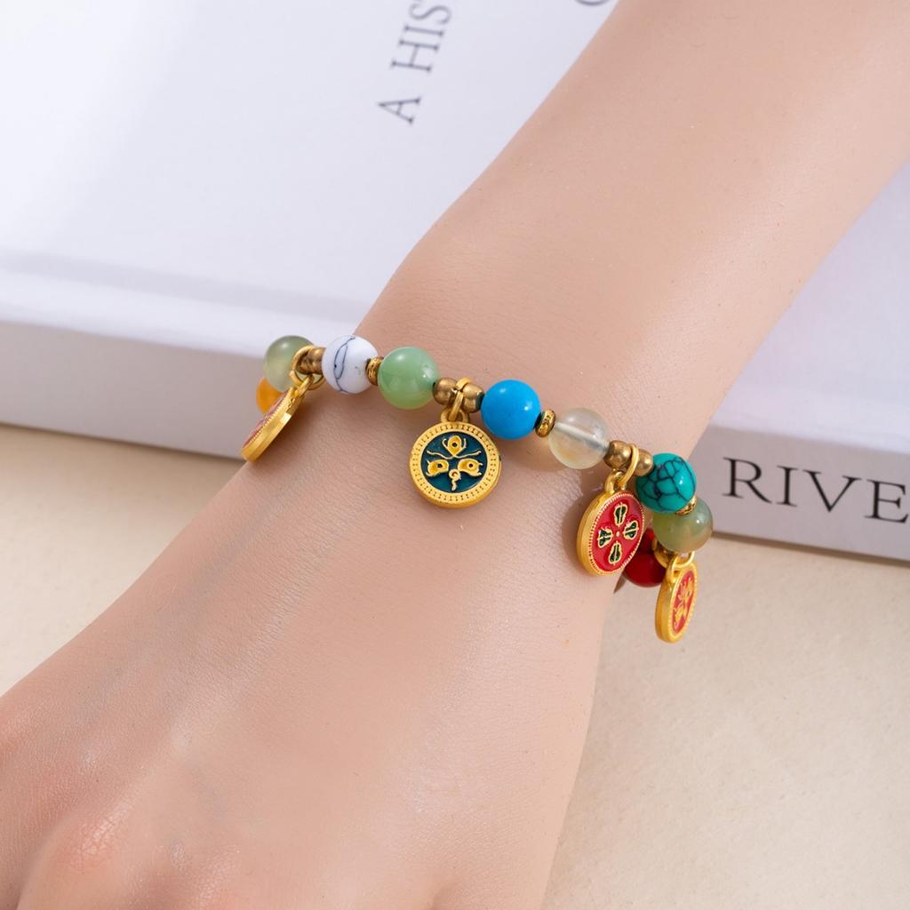 Retro Ethnic Style Tibetan Bracelet, Hand-Woven Nepalese Hand Rope, National Style Bracelet, Scenic Hand Jewelry.