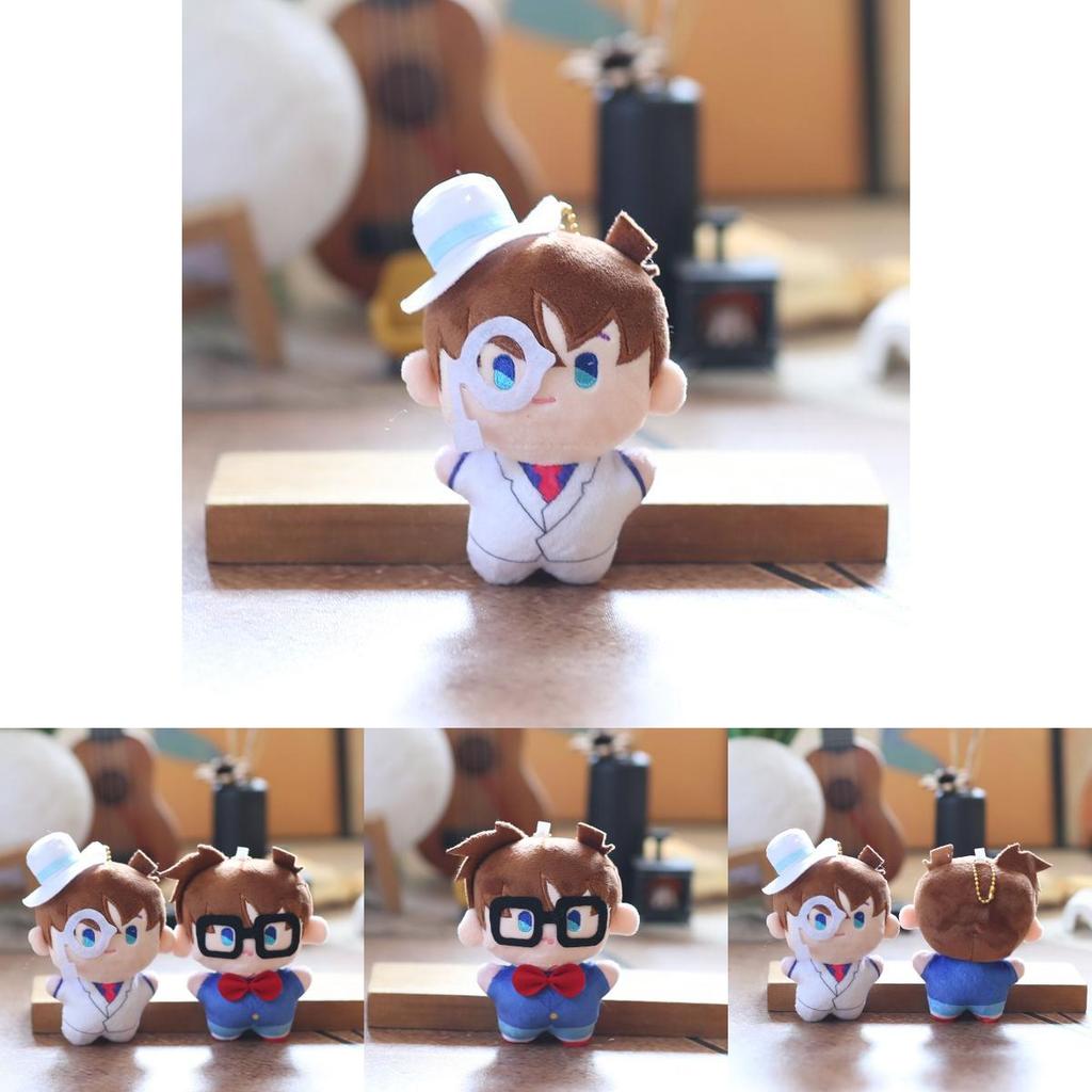 Detektiv Conan Kaitou Kid Plüsch Schlüsselanhänger Rucksackanhänger PP Baumwolle Anime Sammlerstück Geschenk für Fans