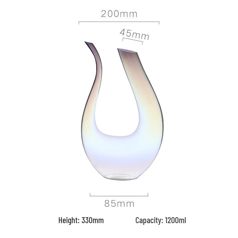 Shi Jin Light Luxury Crystal Glass Wine Decanter