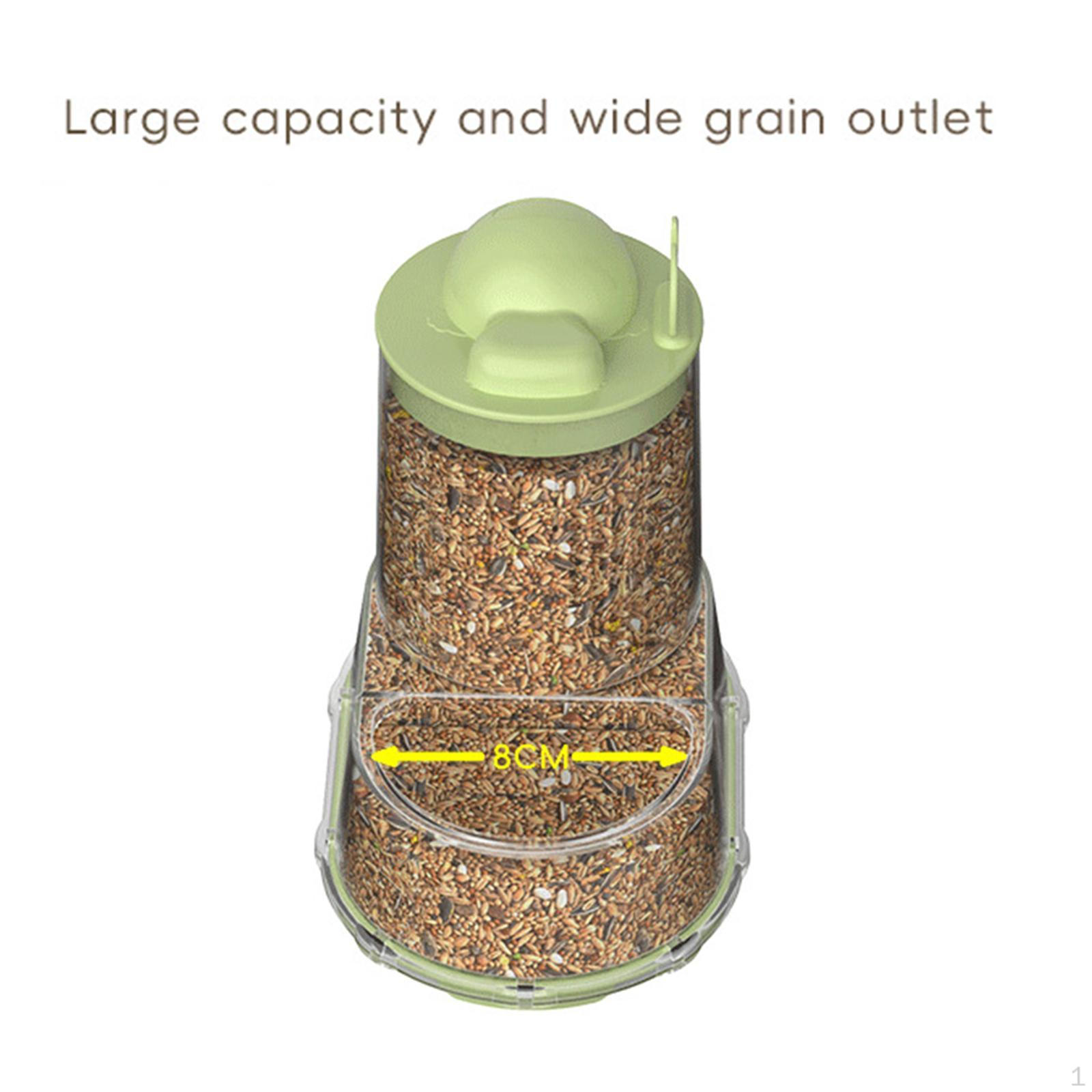 

Automatic Hamster -Feeder Transparent Light Anti -slip -Feeding Station Feeding Shell for Guinea зелёный