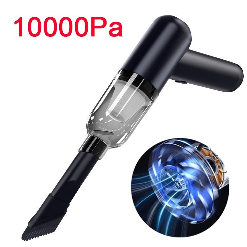 

Беспроводной автомобильный пылесос 120 Вт 10000 Па Беспроводной воздуходувка Ручная воздушная тряпка Мини-пылесос Клавиатура Автомобильный пылесос Портативный циклонный пылесос чёрный