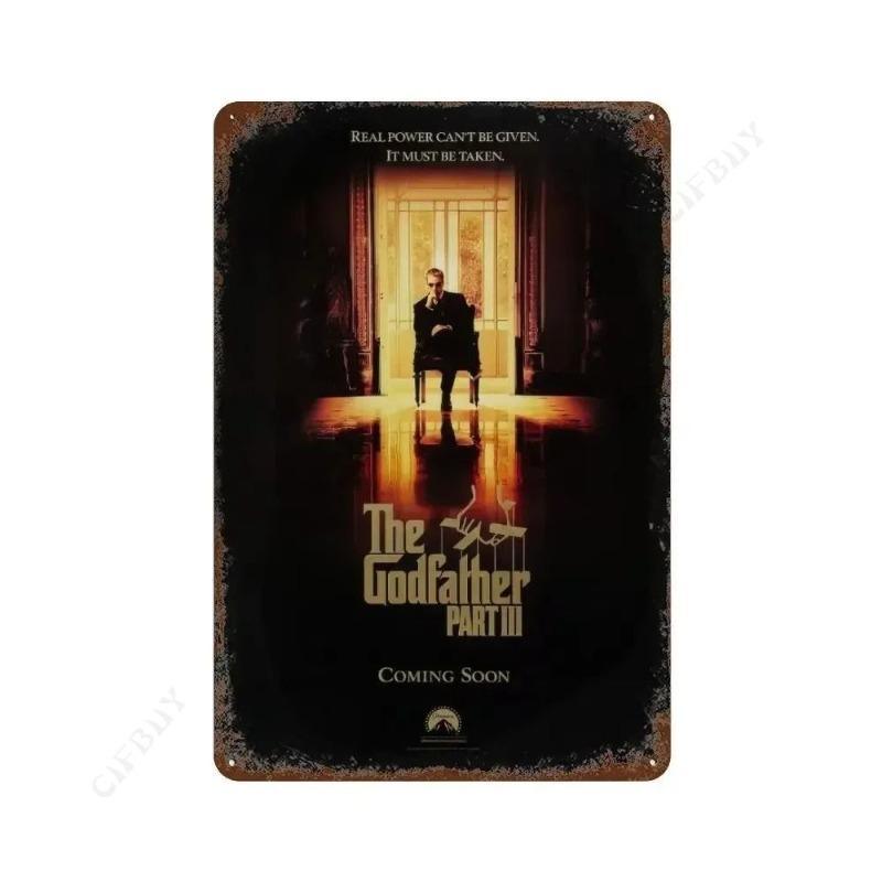 The Godfather Movie Vintage Metal Tin Sign Home Decor Gift 20x30cm