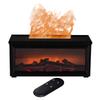 Aroma Diffuser with LED Light Type C Rechargeable Creative Fragrance Machine Simulated Fireplace Diffuser for Home Creative Gift