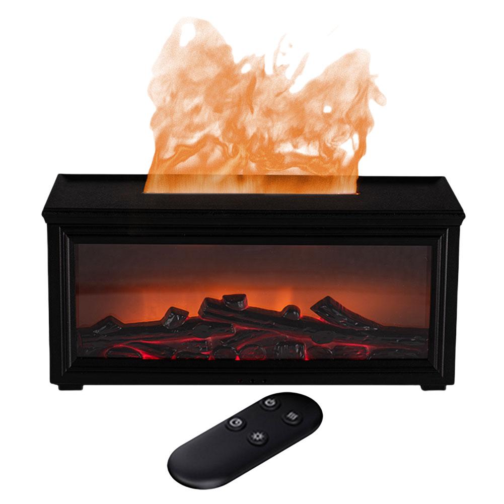 

Эфирные масла увлажнитель со светодиодной подсветкой пульт дистанционного управления аромадиффузор креативный ароматизатор для дома спальни офиса декор Black 280ml