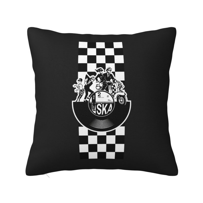 Custom Ska Reggae Jamaica Music Pillow Case Cushions Cover For Sofa Square Pillowcase