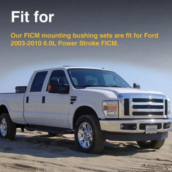 4Pieces FICM Mounting Bushing for Ford 6.0L Powersroke 2003-2010 VT275