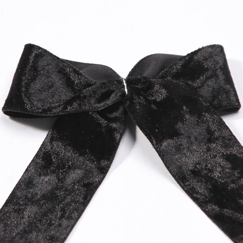 5yards 25MM 38MM Metallic Luster Velvet Stain Ribbon for Clothing Sewing DIY Hair Bows Hat Decor Craft Accessories Supply