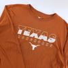 Texas Longhorns Dlouhý rukáv Pánské Velké Spáleně oranžové Oblečení Jsme Texas