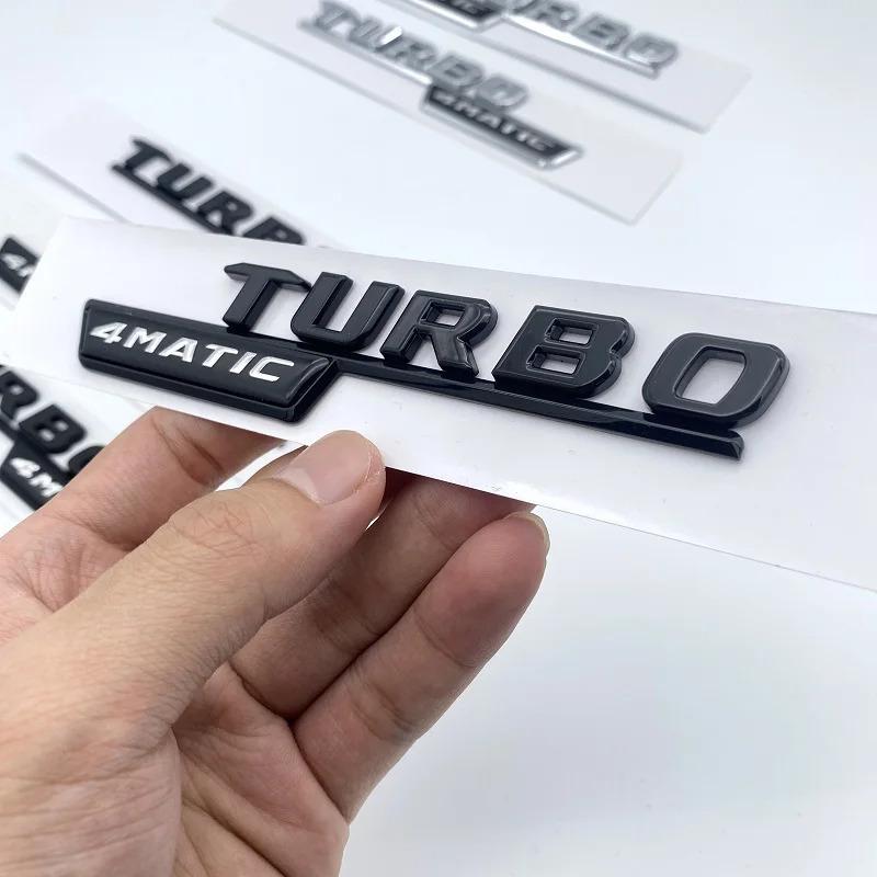 FYVE4 ABS 2016afterwards Silver Black Letters A35 Turbo 4matic Emblem for Mercedes Benz Car Fender Trunk Rear W176 W177 Logo Sticker