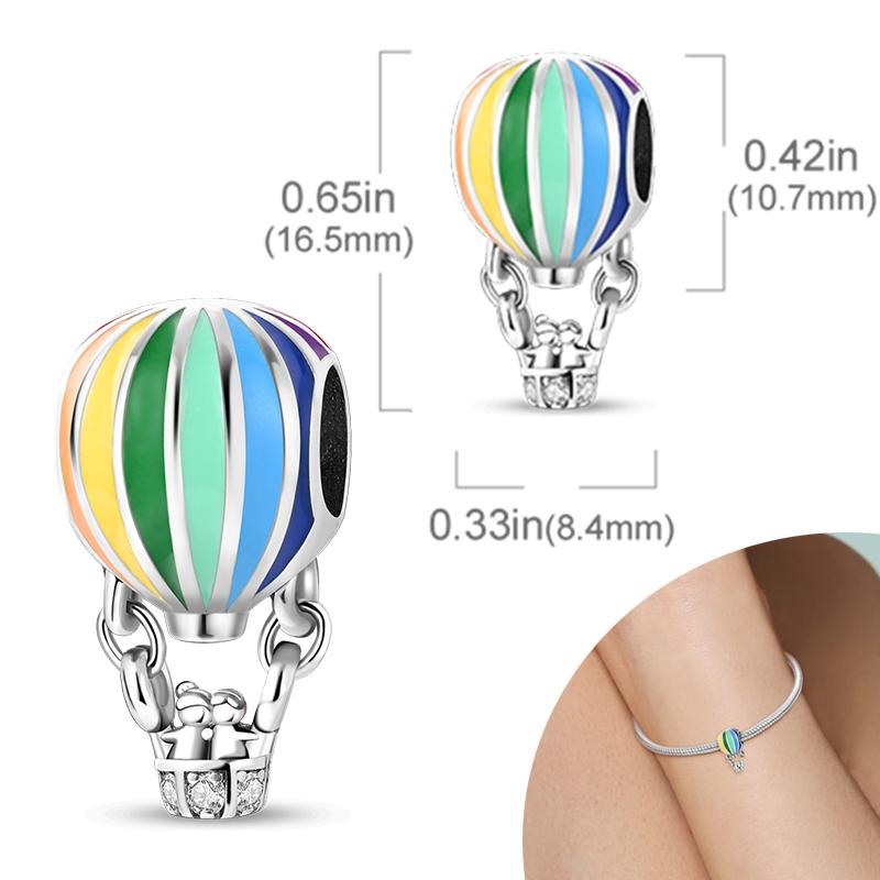 New 925 Silver Charms Bead Safety Chain Bead Fit Original Charms Bracelet Pendant Fine DIY Birthday Jewelry For Women