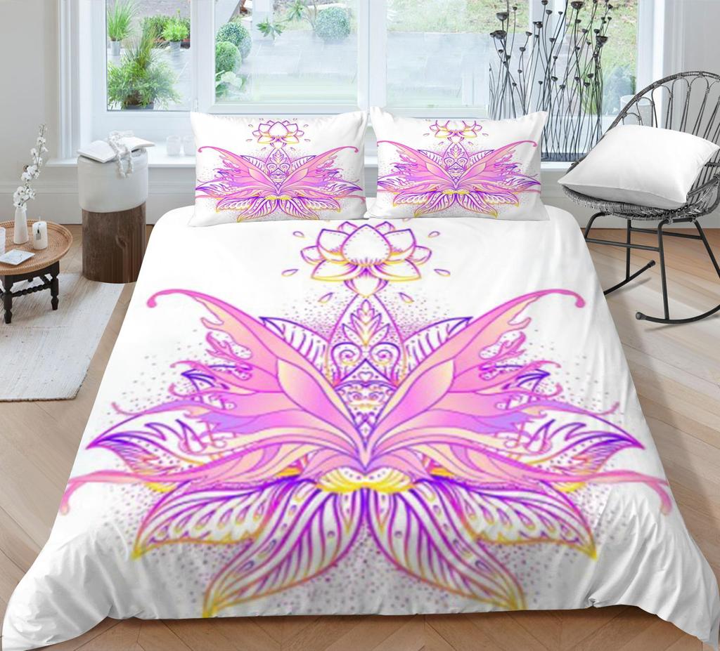 Duvet Cover Set Bohemian Quilt Cover Unique Design Home Bed 3D Queen Size Bedding Boy Girl Bedding Cover Set