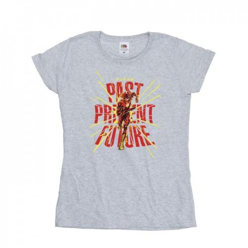 

DC Comics Womens/Ladies The Flash Past Present Future Cotton T-Shirt білий