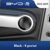For BYD Yuan Plus -2025 Trument Panel Air Outlet Dust Cover Car Interior Speaker Modified Decor Protective Cover Stickers