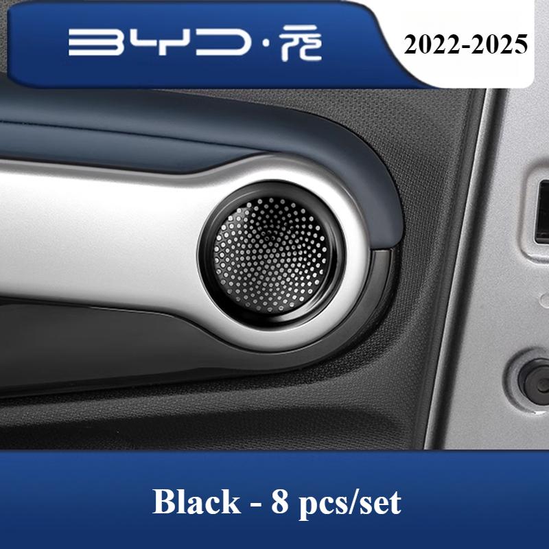 For BYD Yuan Plus -2025 Trument Panel Air Outlet Dust Cover Car Interior Speaker Modified Decor Protective Cover Stickers