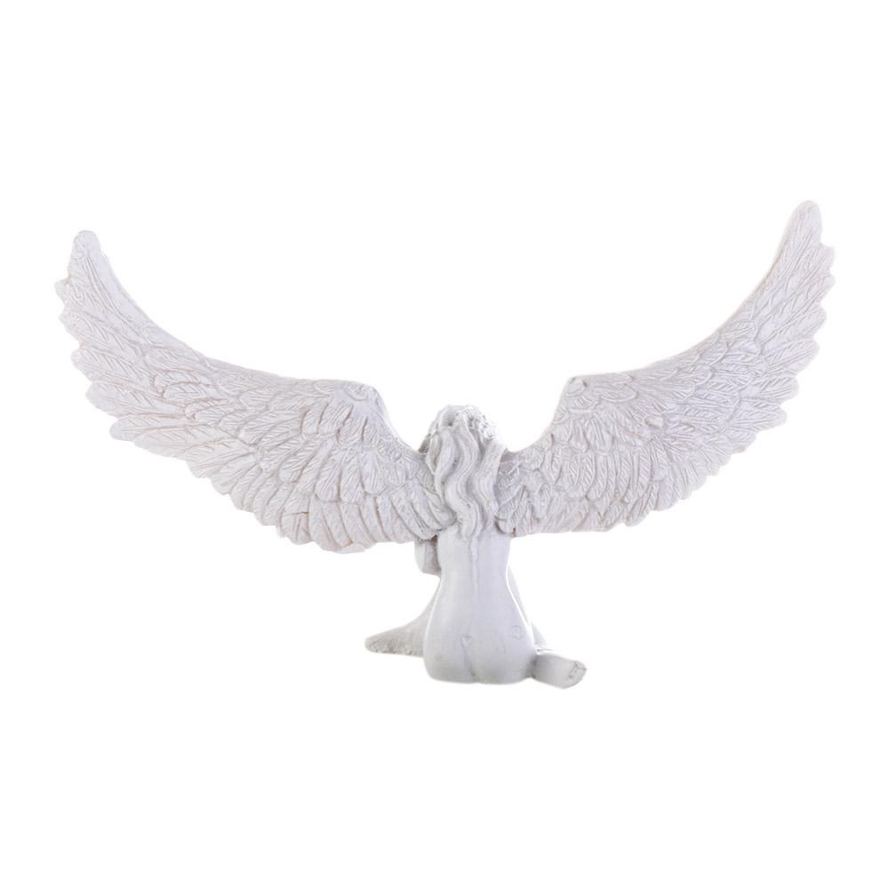 Angel No Odor Peaceful Prayer Resin Crafts Garden Ornaments Bookcase Figurine Angel Wing Statue