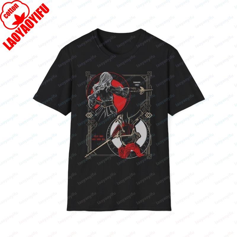 

Maelle Unisex Cotton TShirt Alicia Dessendre Expedition 33 Clair Obscur Graphic Oneck Printed Tee Game Gift for Gamers Man Men S