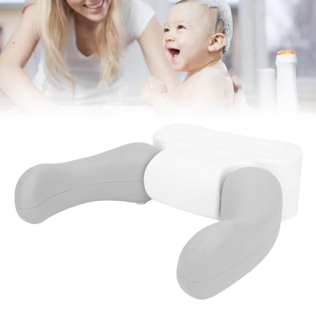 Wall Mounted Baby Shower Standing Support Non Drill Anti Slip Baby Hug Bath Support  