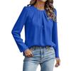 Maglietta Pullover da Donna Ampia Casual Versatile Girocollo Maniche Lunghe Top Maniche Lunghe