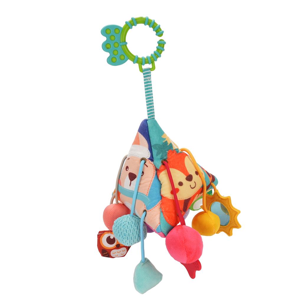 Baby Stroller Hanging Toy Detachable Soft Cloth Sensory Hand Grab Ball Infant Car Seat Toy