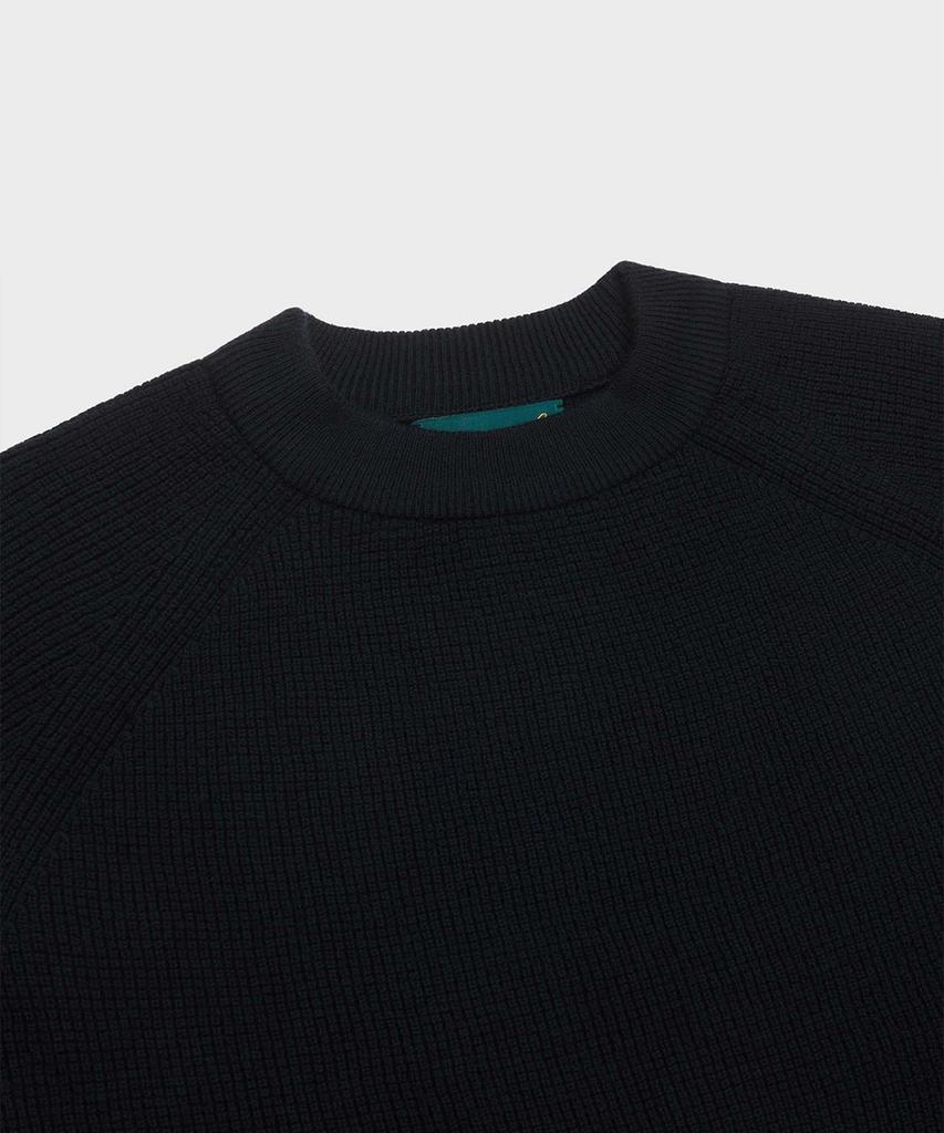 Yaichi Waffle Knit Merino Wool Sweater - Mid Nights