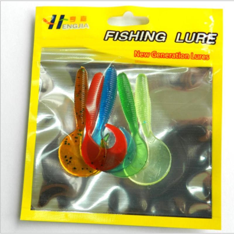 Roll Reel Set 5 Pcs /Packet Soft Bait Fishing Bait Set Soft Bait uygun