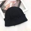 Knitted Winter Warm Hat Solid Color Breathable Cap Outdoor Commuter Gift Fashion