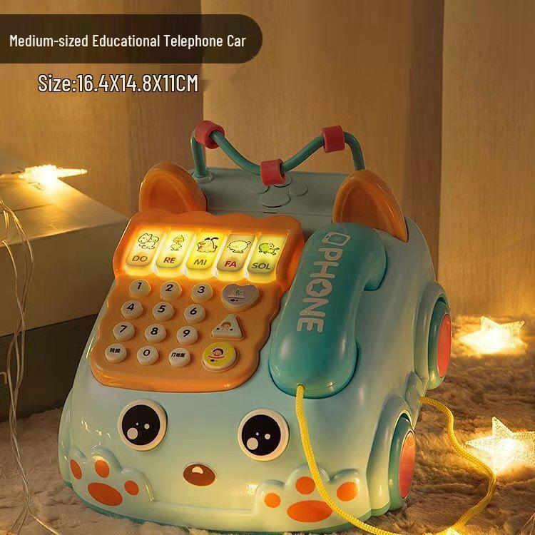 Baby Interactive Telephone Toy: Whack-a-Mole, Piano & Story Mode for Ages 0-3