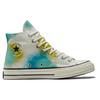 Converse Chuck 70 Spray Paint Trendy Everyday Mid-Top Canvas Shoes Unisex White and Blue