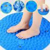 Finger Press Foot Massage Board for Household Use Bamboo Shooting Stepping on Finger Board Thick Circular Foot Massage Pad