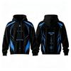 Unisex Hooded Pullover Sweatshirt Long Sleeve Loose Fit Casual Letter Print